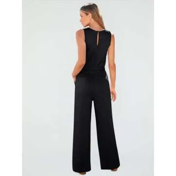 Stylish AUTOMET Women’s Summer Jumpsuit for Casual Chic