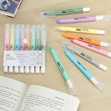 Mr. Pen Bible Highlighters Pastel Gel Set 8 Pack