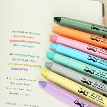 Mr. Pen Bible Highlighters Pastel Gel Set 8 Pack