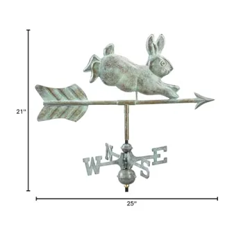 Good Directions Rabbit Weathervane for Garden Decor