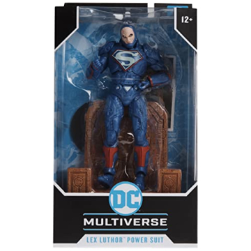 Lex Luthor Action Figure 7” Scale with Throne & Accessories
