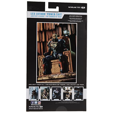 Lex Luthor Action Figure 7” Scale with Throne & Accessories