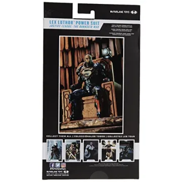 Lex Luthor Action Figure 7” Scale with Throne & Accessories