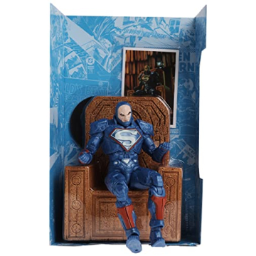 Lex Luthor Action Figure 7” Scale with Throne & Accessories