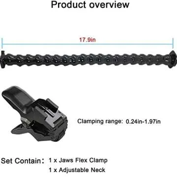 FiTSTILL Jaws Flex Clamp Mount for GoPro Hero Series