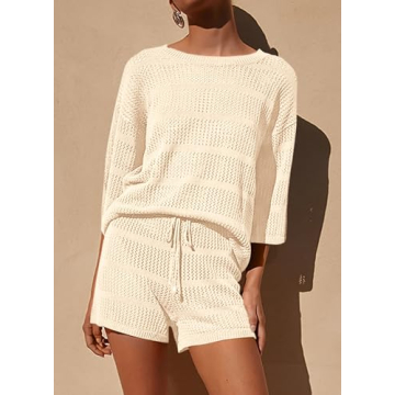 PRETTYGARDEN Women's Summer Swimsuit Coverup Set