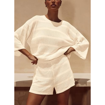 PRETTYGARDEN Women's Summer Swimsuit Coverup Set