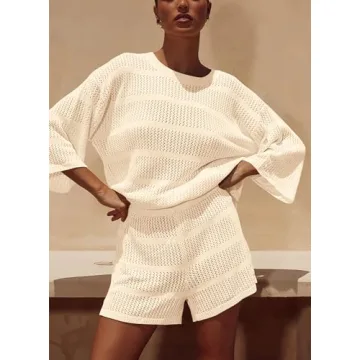 PRETTYGARDEN Women's Summer Swimsuit Coverup Set