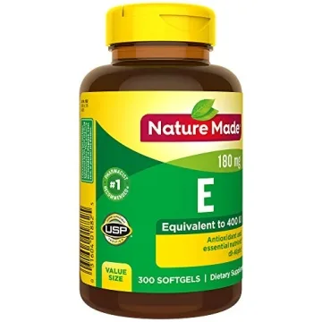 Nature Made Vitamin E 180 mg Antioxidant Supplement 300 Softgels