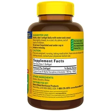 Nature Made Vitamin E 180 mg Antioxidant Supplement 300 Softgels