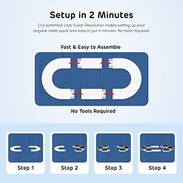Lazy Susan Revolution - Expandable Turntable for Easy Dining