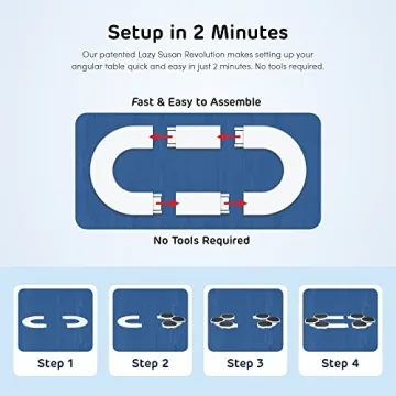 Lazy Susan Revolution - Expandable Turntable for Easy Dining
