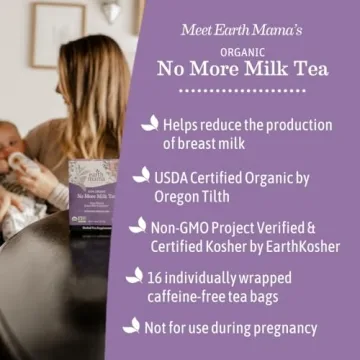Earth Mama No More Milk Tea for Gentle Weaning Support