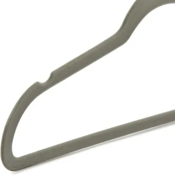 Amazon Basics Velvet Non-Slip Hangers - Pack of 100