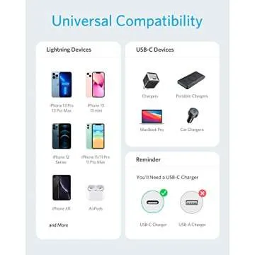 Anker USB C to Lightning Cable 10ft MFi Certified Fast Charge