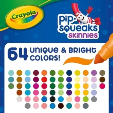 Crayola Pip-Squeaks Skinnies Washable Markers 64ct
