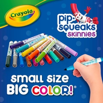 Crayola Pip-Squeaks Skinnies Washable Markers 64ct