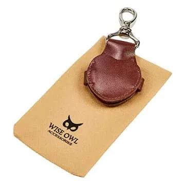 Wise Owl Accessories 3D Leather Keychain Cute Heart Shape Goodluck Valentine Gift Keyring Handbag Purse Charm Key Ring (heart-photoframe) one size Tan Buff V.T