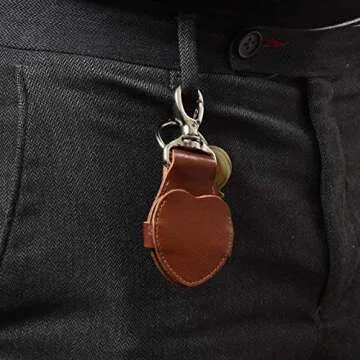 Wise Owl Accessories 3D Leather Keychain Cute Heart Shape Goodluck Valentine Gift Keyring Handbag Purse Charm Key Ring (heart-photoframe) one size Tan Buff V.T