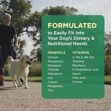 Pet-Tabs Plus Multivitamin and Mineral Supplement for Dogs with Special Nutritional Needs, Chewable Tablet, 180 Count Bottle