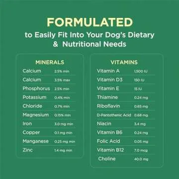 Pet-Tabs Plus Multivitamin and Mineral Supplement for Dogs with Special Nutritional Needs, Chewable Tablet, 180 Count Bottle