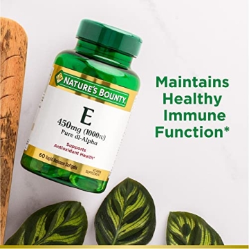 Nature's Bounty Vitamin E 1000 IU Softgels Antioxidant Immune Support