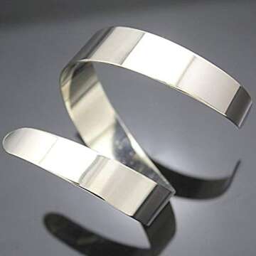 ALoveSoul Adjustable Silver Upper Arm Fashion Jewelry Armlet Armband Bracelet Cuff Bracelets for Women