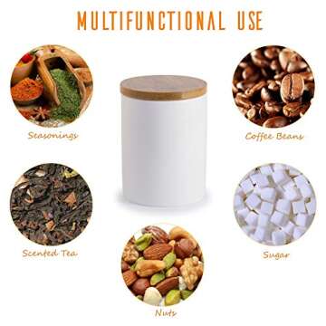 Lucky Goddess Airtight Ceramic Sugar Bowl - Elegant Food Storage