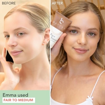 Natural Face Tanner Self Tanning Lotion for All Skin Tones