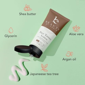 Natural Face Tanner Self Tanning Lotion for All Skin Tones