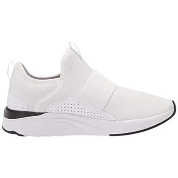 PUMA Softride Sophia Slip-On Women's Sneaker 8.5 B(M) US White-Black