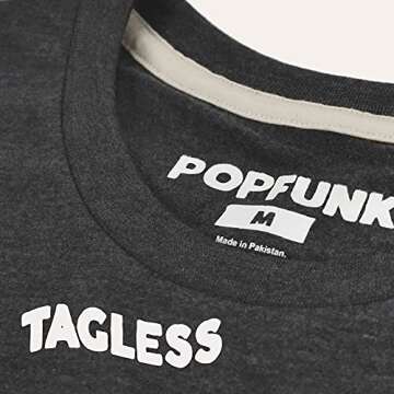 Popfunk Official David Bowie Rebel Rebel Slim Fit Ultrasoft Tri-Blend T-Shirt (X-Large)