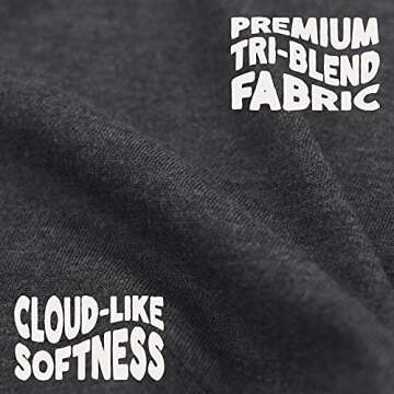 Popfunk Official David Bowie Rebel Rebel Slim Fit Ultrasoft Tri-Blend T-Shirt (X-Large)