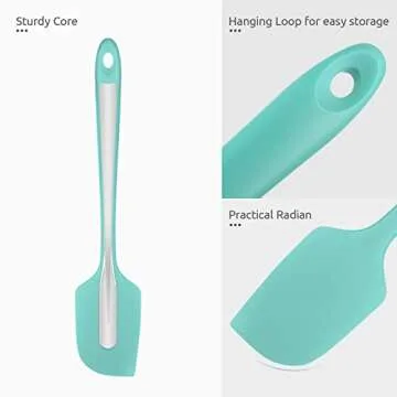 U-Taste 600ºF Silicone Spatula in Aqua Sky for Cooking