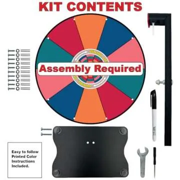 Whirl of Fun Prize Wheel - Durable, Customizable Game Spinner