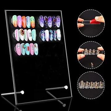 Noverlife Acrylic Nail Display Board Set - Showcase Your Art!