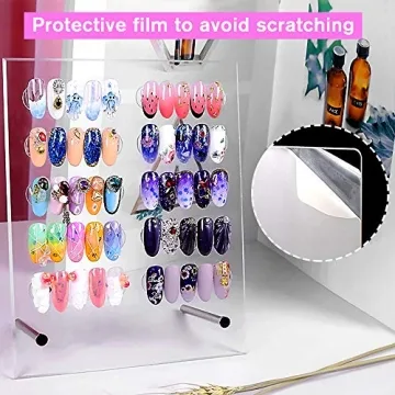 Noverlife Acrylic Nail Display Board Set - Showcase Your Art!