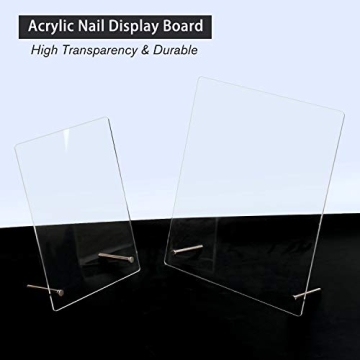 Noverlife Acrylic Nail Display Board Set - Showcase Your Art!