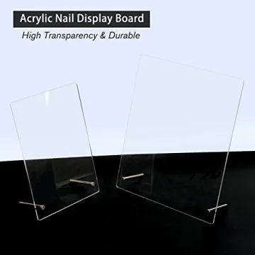 Noverlife Acrylic Nail Display Board Set - Showcase Your Art!