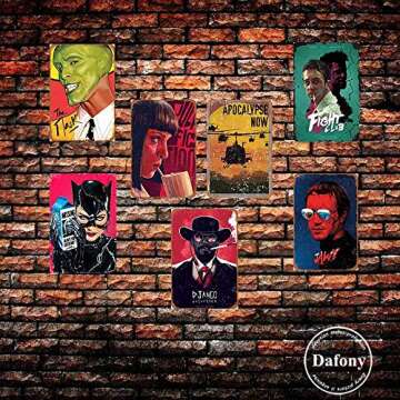 Dafony Absinthe Metal Wall Sign for Vintage Decor