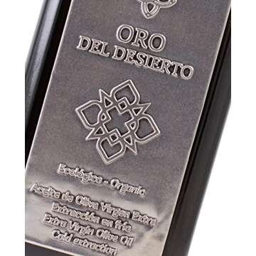 Oro Del Desierto Coupage 2020 Harvest Organic Spanish Extra Virgin Olive Oil - 0.5 Liter / 16.9 Ounc...