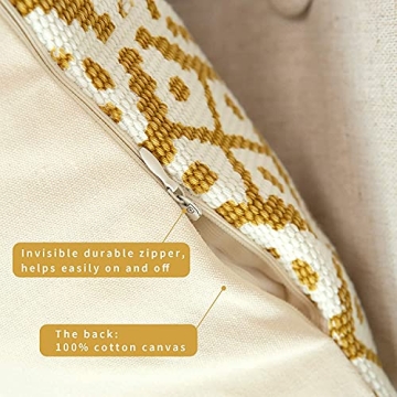 Vibrant Boho Tufted Decorative Pillow Covers for Any Room