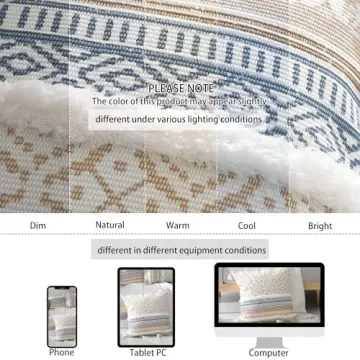 Vibrant Boho Tufted Decorative Pillow Covers for Any Room