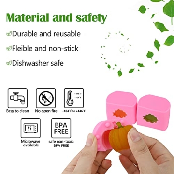 Versatile 3D Pumpkin Silicone Molds for Seasonal Fun