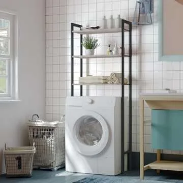 HOOBRO Over-The-Toilet Storage - 3-Tier Organizer for Bathroom