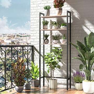 HOOBRO Over-The-Toilet Storage - 3-Tier Organizer for Bathroom