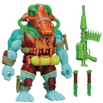 Boss Fight Studio Saurozoic Warrior Javvik Mosa Mosasaurus Underwater Assault Action Figure – Armo...