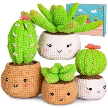 Crochetta Crochet Kit for Beginners - Crochet Starter Kit with Step-by-Step Video Tutorials, Learn t...