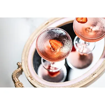 Elegant GLASSIQUE CADEAU Vintage Champagne Coupe Glasses - Set of 4