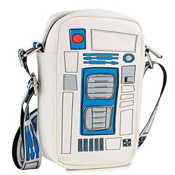 Star Wars Bag, Crossbody, R2-D2, Bounding, Vegan Leather